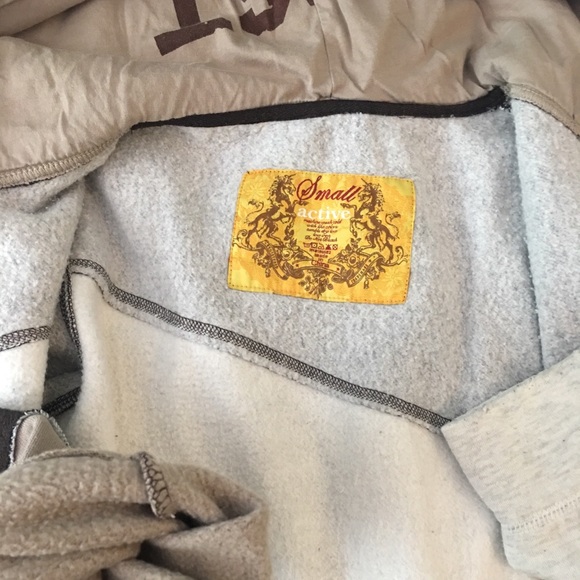 Active Brand Zip-Up Fleece Lined Hoodie - Picture 4 of 6